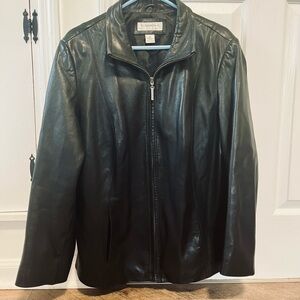 Preston & York Black Leather Jacket